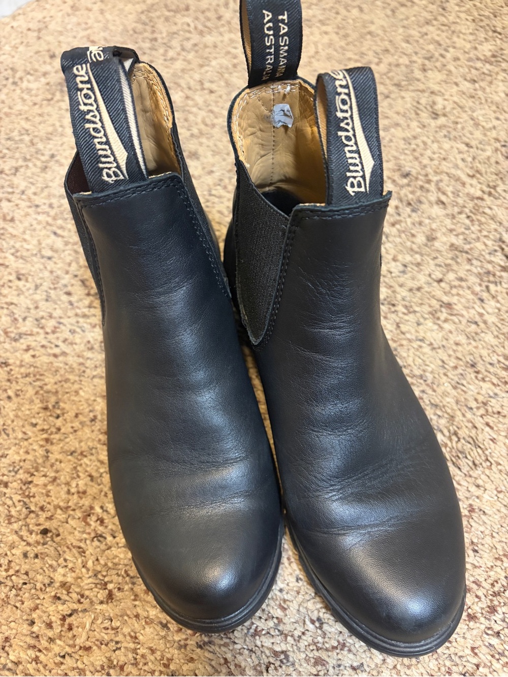 Blundstone Black Leather Women's Chelsea Ankle Boots 6 - Picture 6 of 8